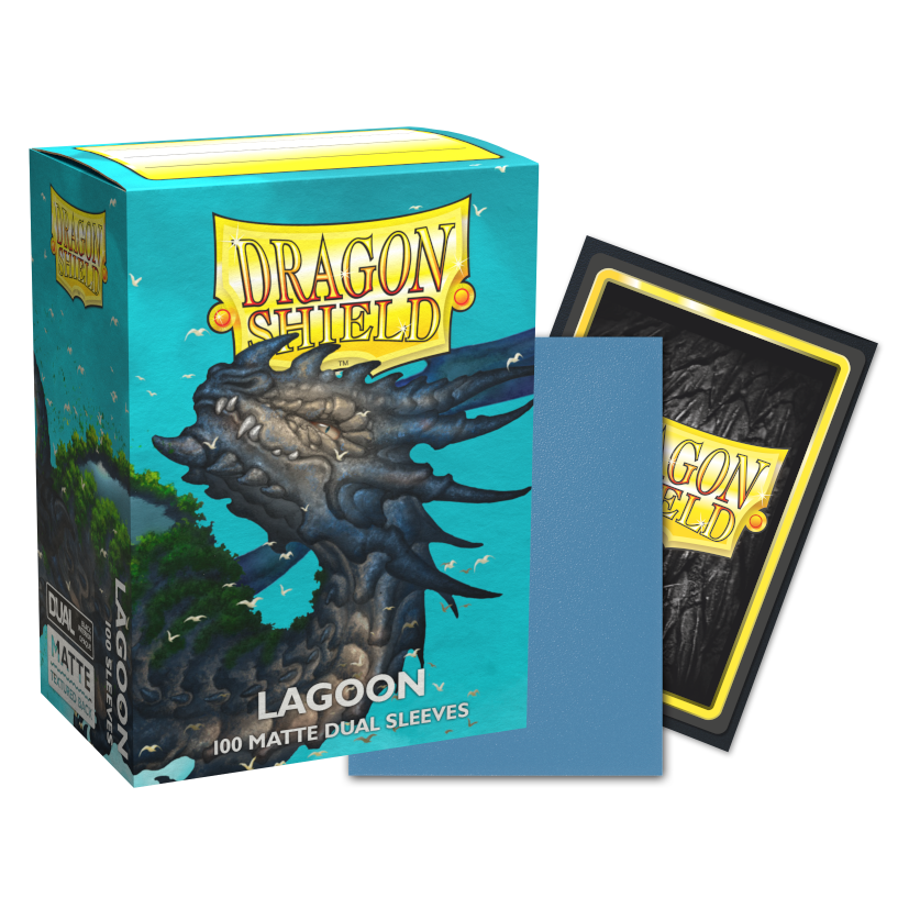 DS - Standard Dual Sleeves - Lagoon [Matte] - (100 Sleeves)