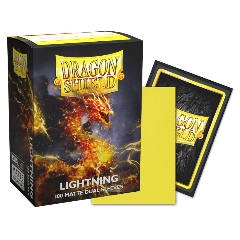 DS - Standard Dual Sleeves - Lightning [Matte] - (100 Sleeves)