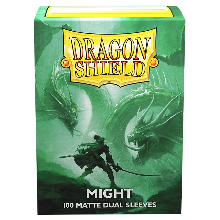 DS - Standard Dual Sleeves - Might [Matte] - (100 Sleeves)