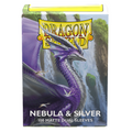 DS - Standard Dual Sleeves - Nebula & Silver [Matte] - (100 Sleeves)