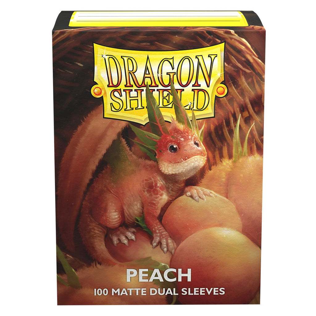 DS - Standard Dual Sleeves - Peach [Matte] - (100 Sleeves)