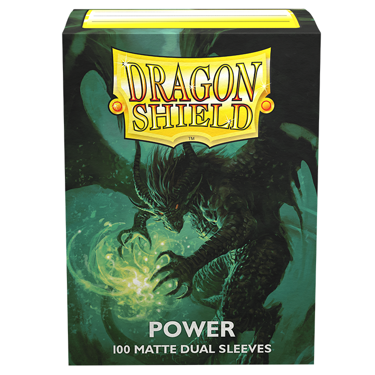 DS - Standard Dual Sleeves - Power [Matte] - (100 Sleeves)