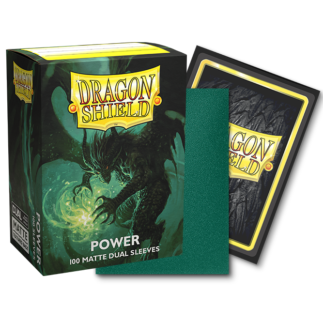 DS - Standard Dual Sleeves - Power [Matte] - (100 Sleeves)