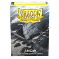 DS - Standard Dual Sleeves - Snow [Matte] - (100 Sleeves)