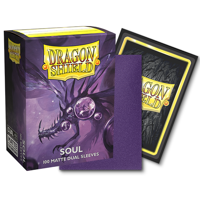 DS - Standard Dual Sleeves - Soul [Matte] - (100 Sleeves)