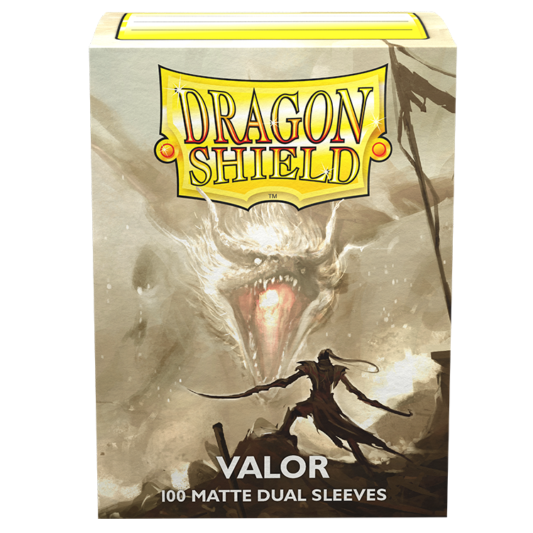DS - Standard Dual Sleeves - Valor [Matte] - (100 Sleeves)