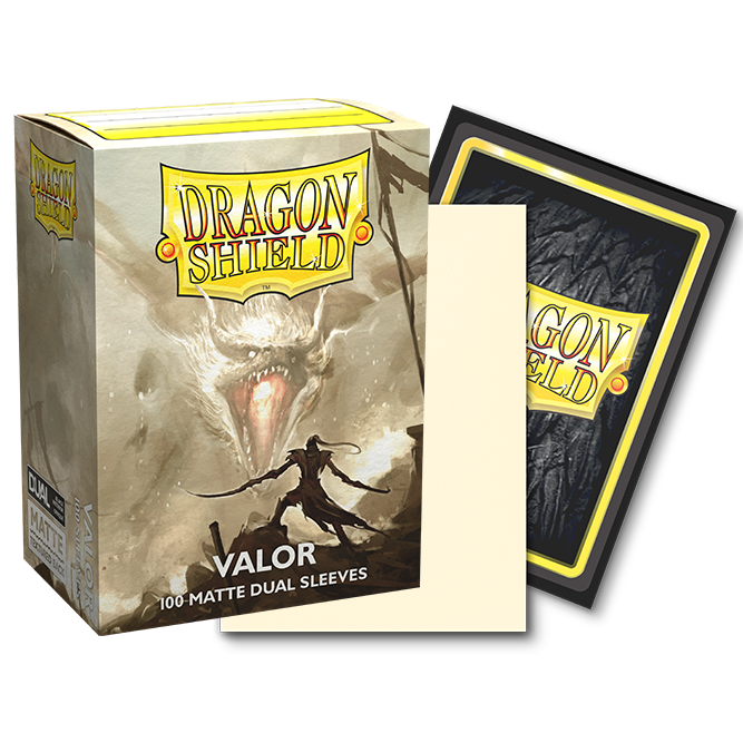 DS - Standard Dual Sleeves - Valor [Matte] - (100 Sleeves)
