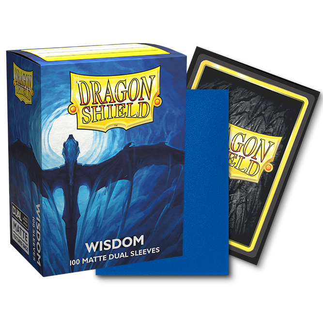 DS - Standard Dual Sleeves - Wisdom [Matte] - (100 Sleeves)