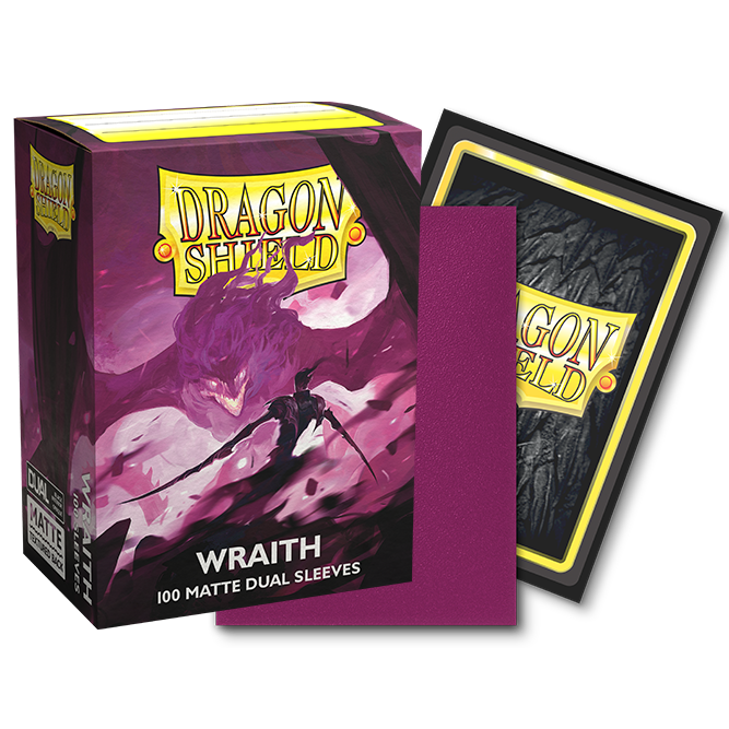 DS - Standard Dual Sleeves - Wraith [Matte] - (100 Sleeves)