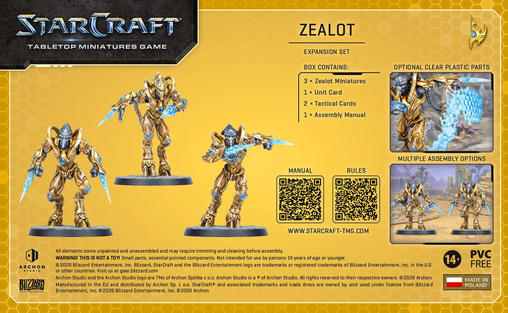 Starcraft TMG - Protoss Expansion Set: Zealot (VORVERKAUF)