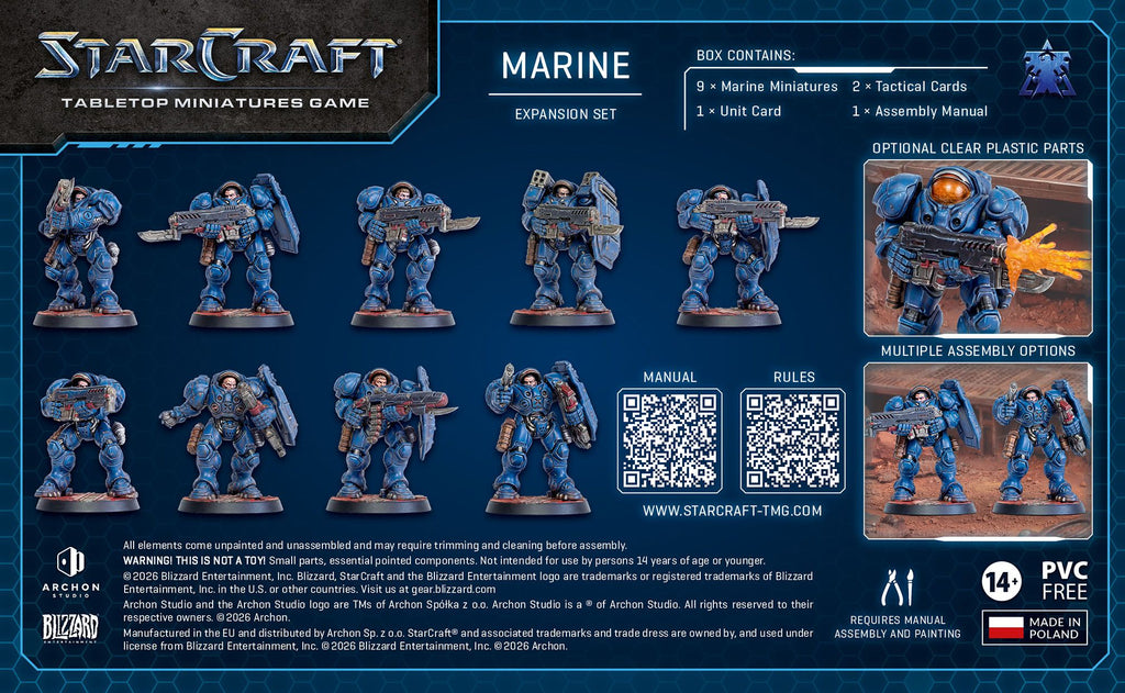 Starcraft TMG - Terran Expansion Set: Marine (VORVERKAUF)