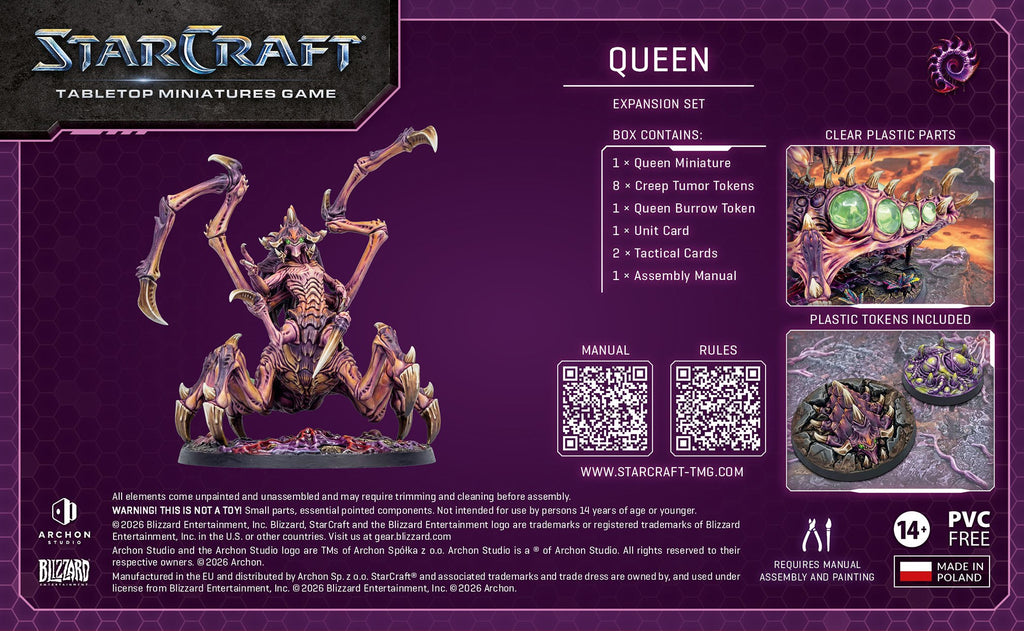 Starcraft TMG - Zerg Expansion Set: Queen (VORVERKAUF)