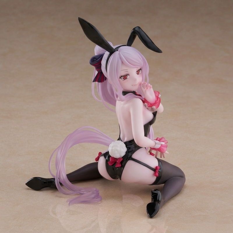 Overlord PVC Statue Desktop Cute Figure Shalltear Bunny Ver. 13 cm