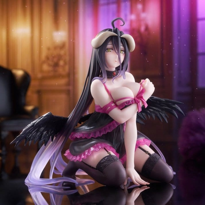 Overlord Desktop Cute PVC Figur Albedo (Negligee ver.) 13 cm