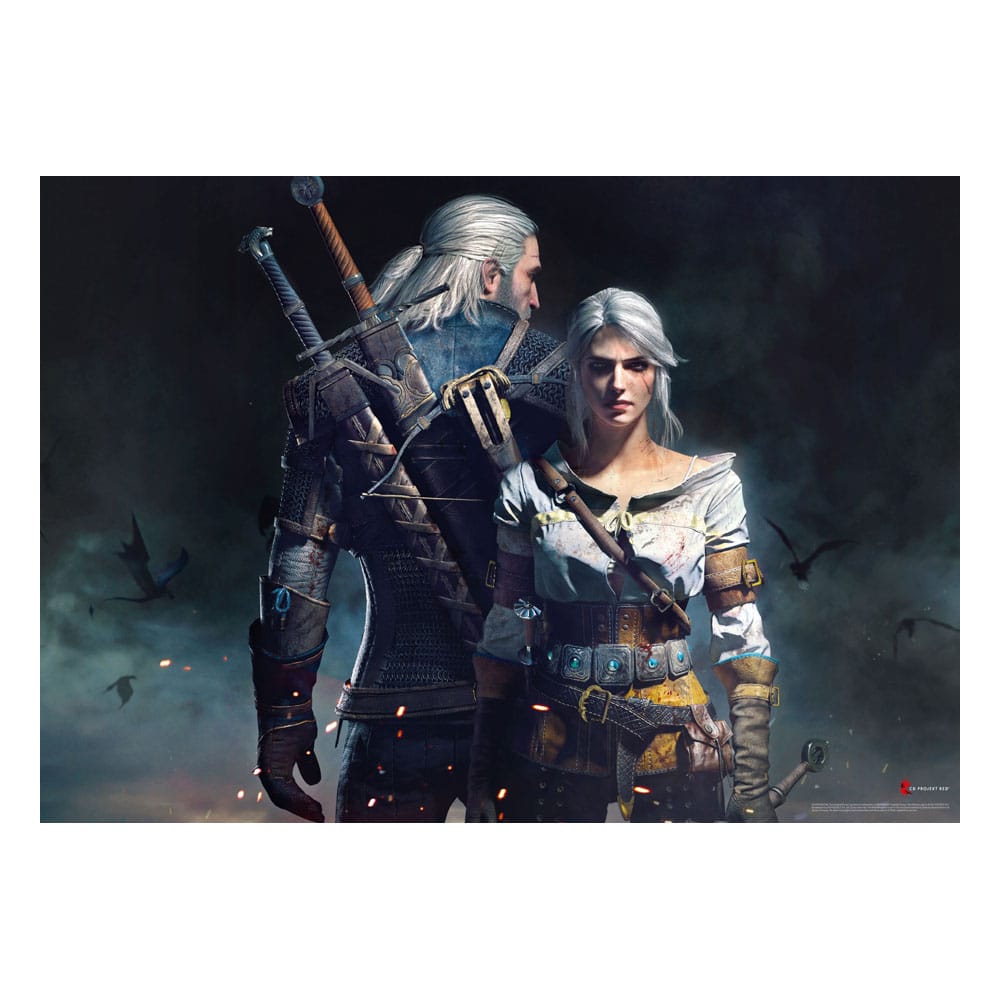 The Witcher Gaming Puzzle Geralt & Ciri (1000 Teile)