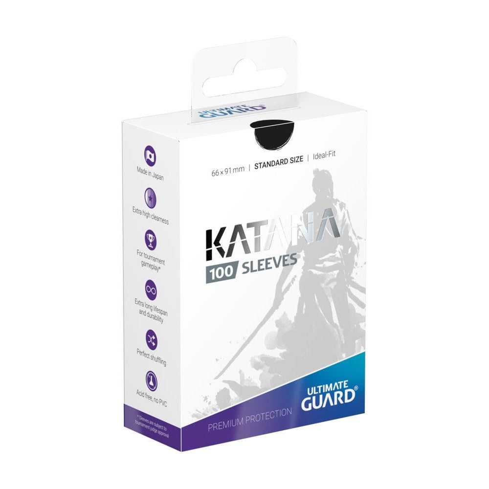 Ultimate Guard - Katana Sleeves Standardgröße - Schwarz (100 Sleeves)