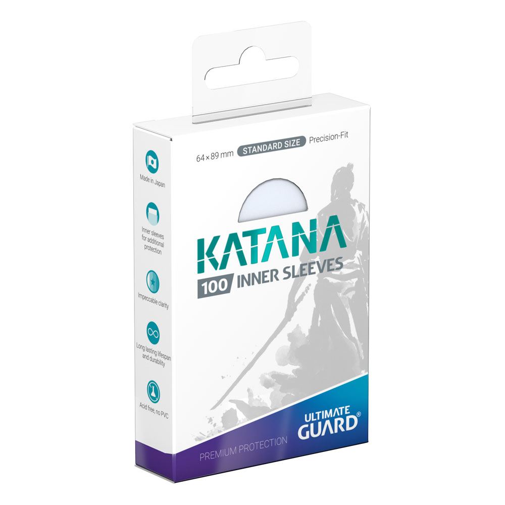 Ultimate Guard - Katana Inner Sleeves Standardgröße - Transparent (100 Sleeves)