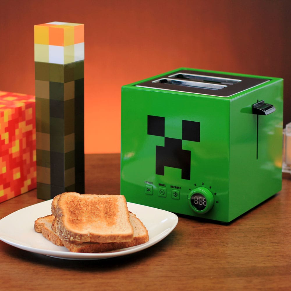 Minecraft - Toaster - Green Creeper Cube