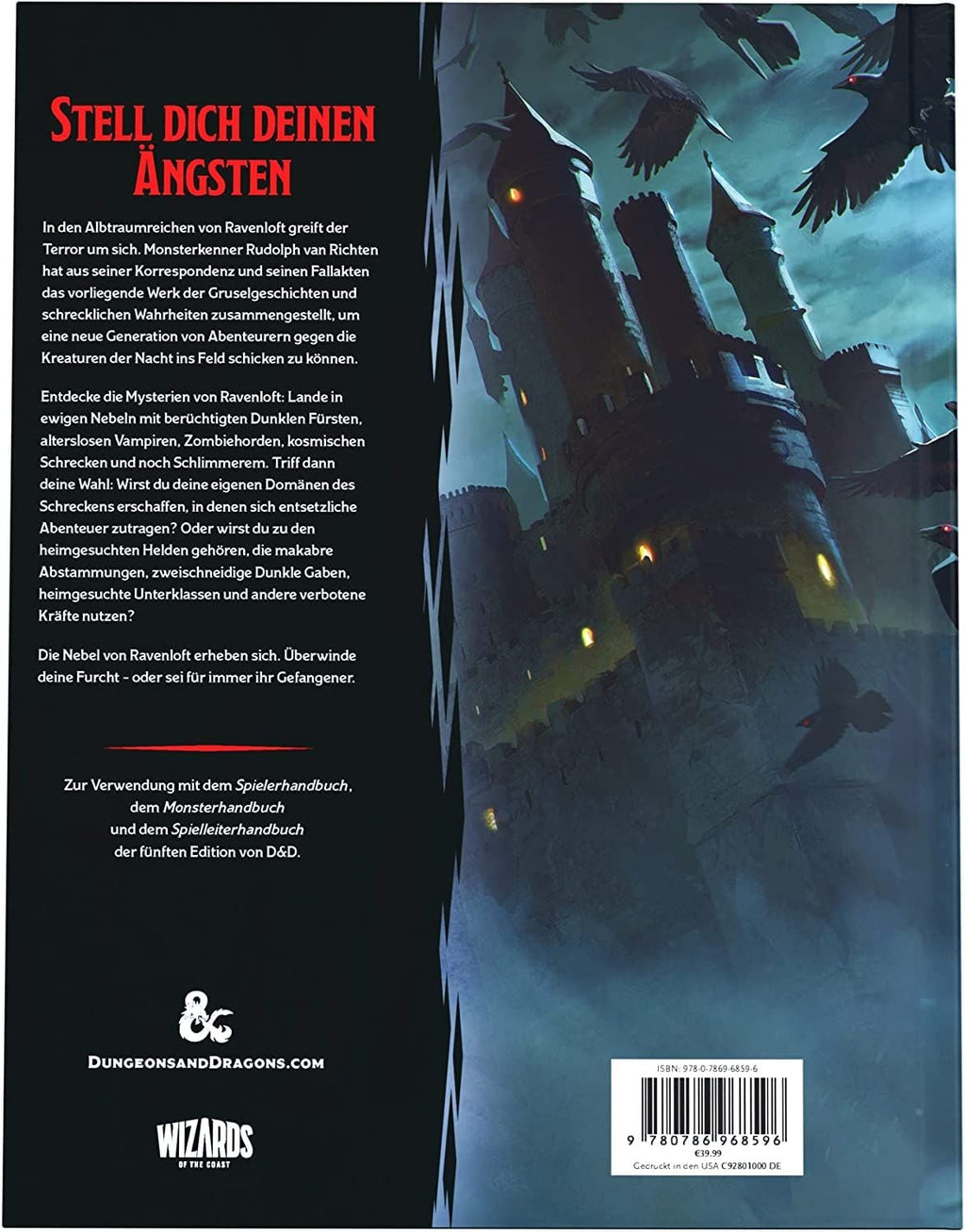 Dungeons & Dragons - Erweiterung - Van Richtens Ratgeber zu Ravenloft - Hard Cover - Deutsche Ausgabe (Kopie)