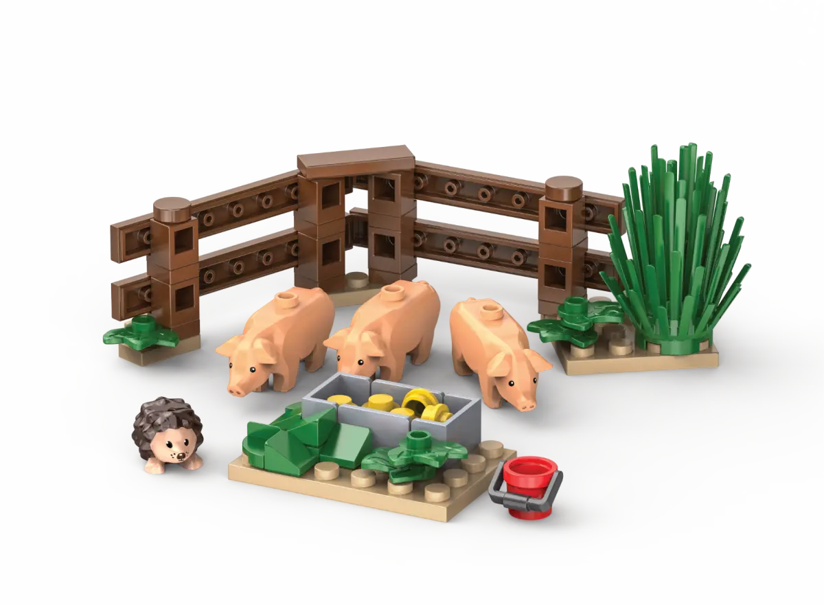 Kiddicraft - Schweine im Freiland