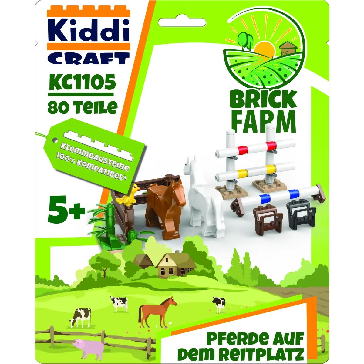 Kiddicraft - Pferde auf dem Reitplatz