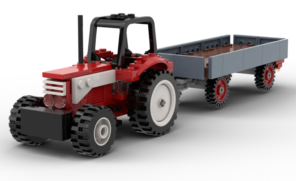 Kiddicraft - Großer Schlepper mit Anhänger