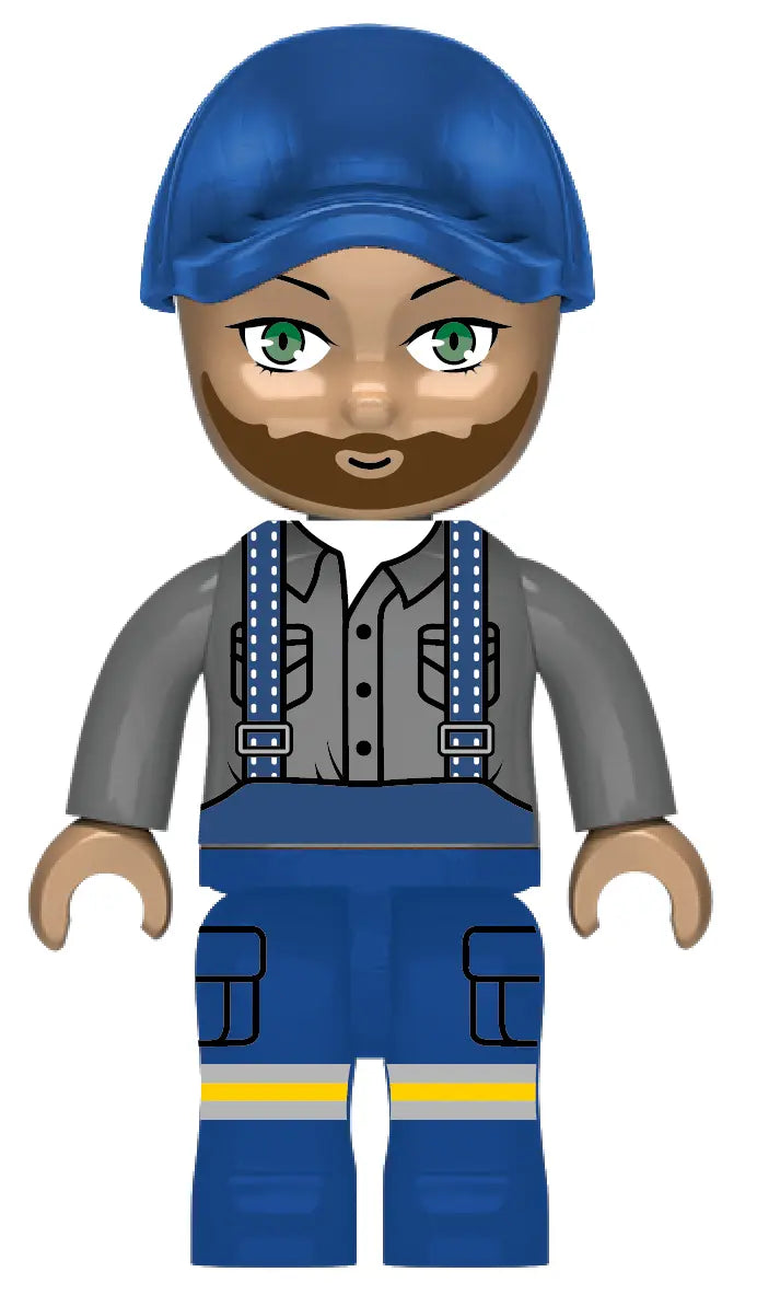 Kiddicraft - Großer Schlepper mit Anhänger