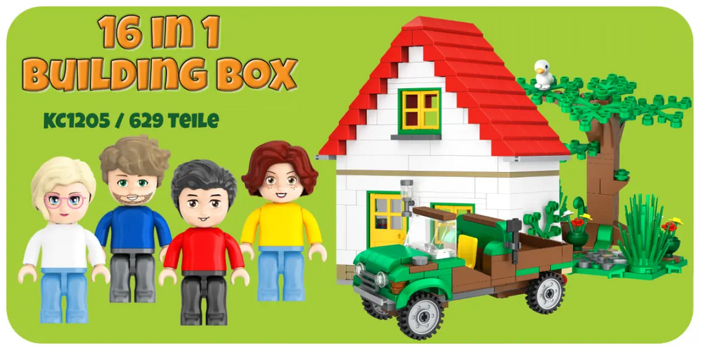 Kiddicraft - 16 in 1 Building Box