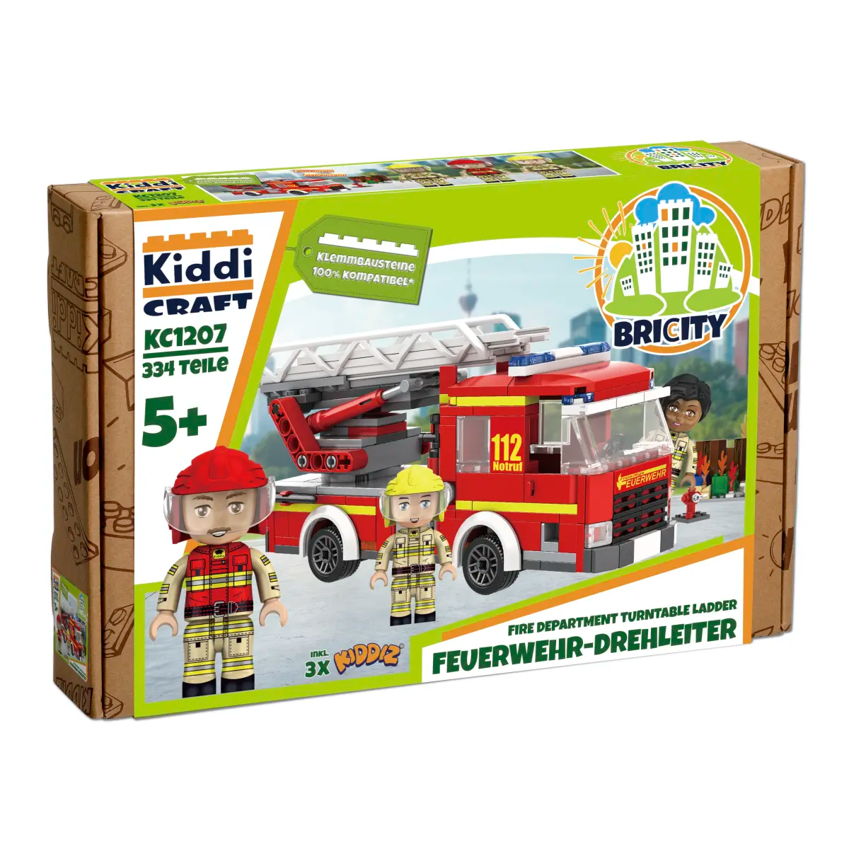 Kiddicraft - Feuerwehr Drehleiter (DL)