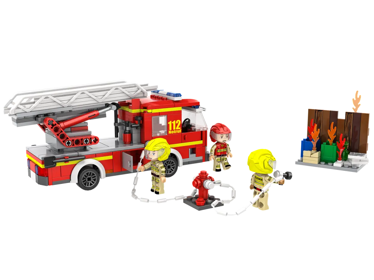 Kiddicraft - Feuerwehr Drehleiter (DL)