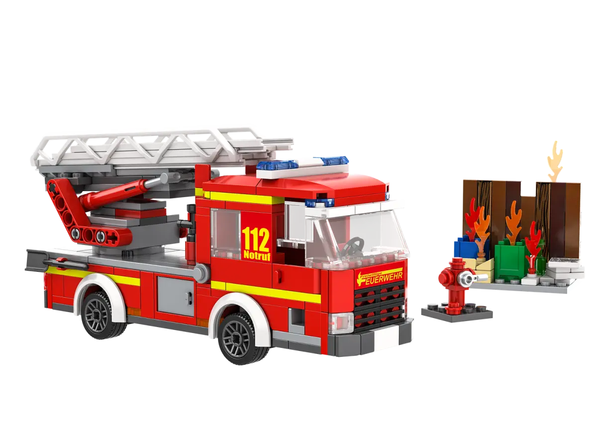 Kiddicraft - Feuerwehr Drehleiter (DL)