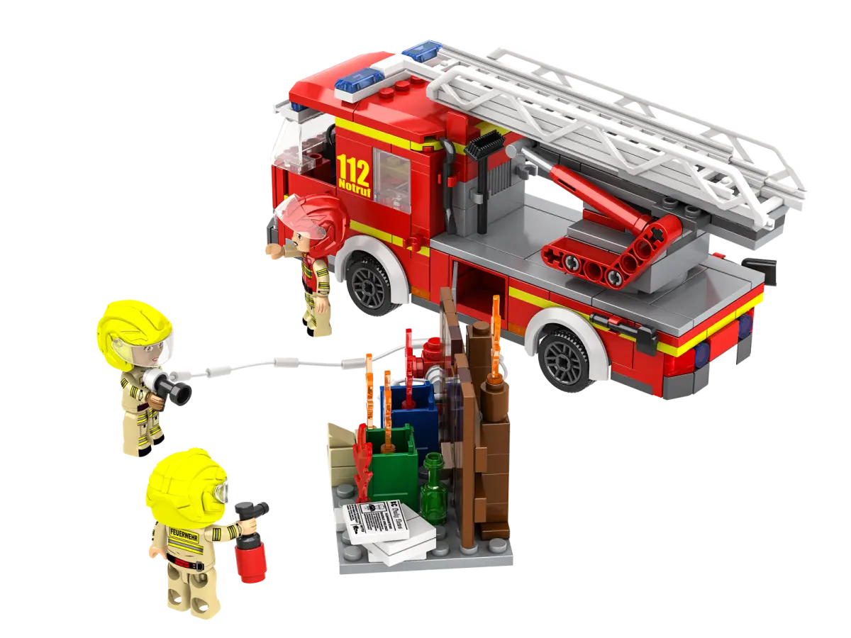 Kiddicraft - Feuerwehr Drehleiter (DL)