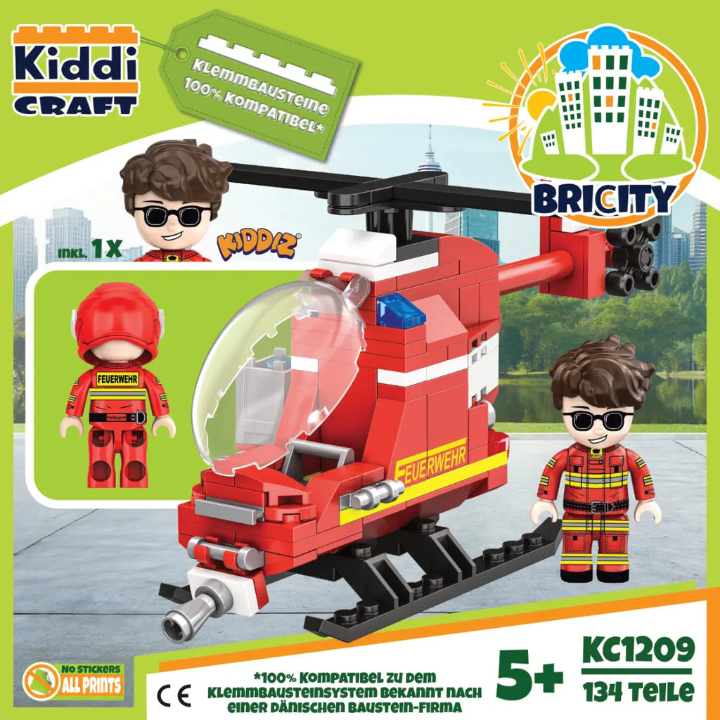Kiddicraft - Feuerwehr Helikopter