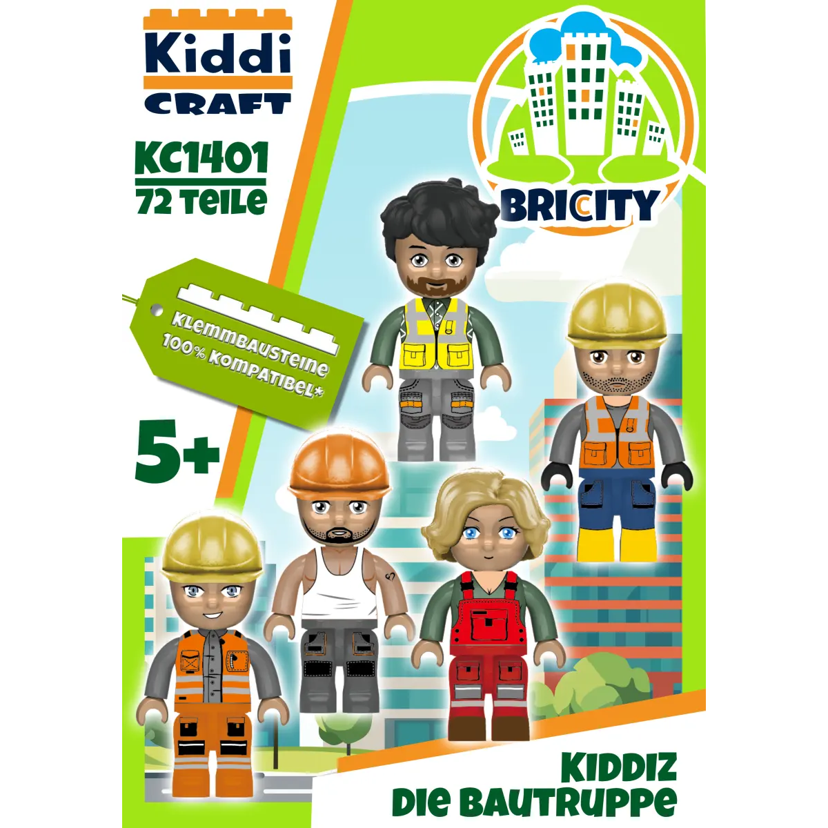 Kiddicraft - Kiddiz Figuren-Pack: Bautruppe