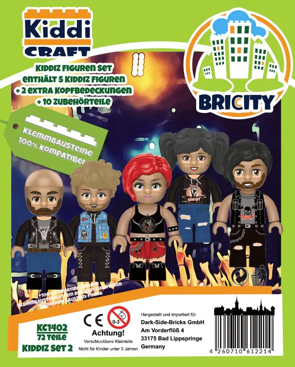 Kiddicraft - Kiddiz Figuren-Pack: Rock Festival