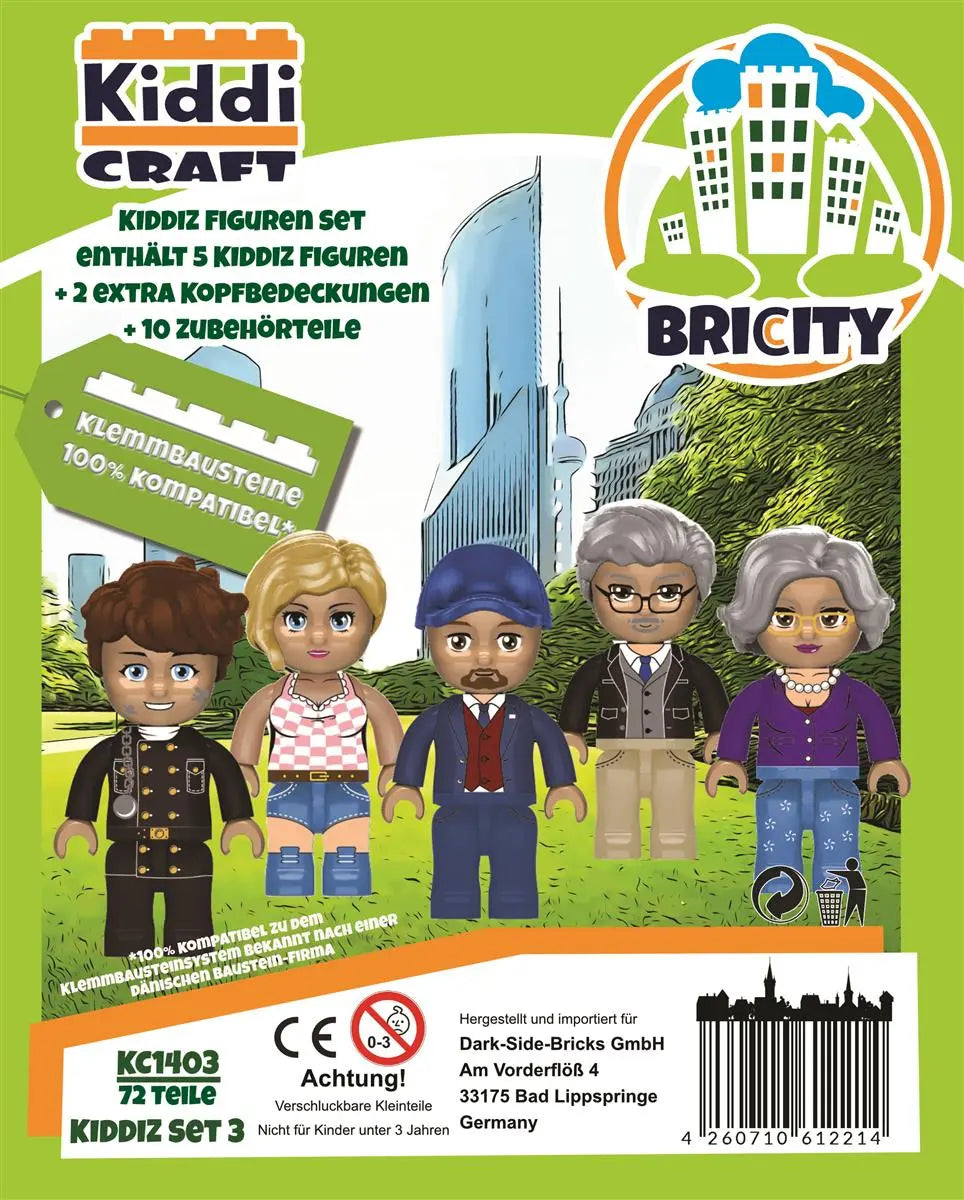 Kiddicraft - Kiddiz Figuren-Pack: City I