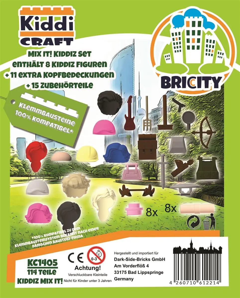 Kiddicraft - Kiddiz Figuren-Pack: Kiddiz Mix It!