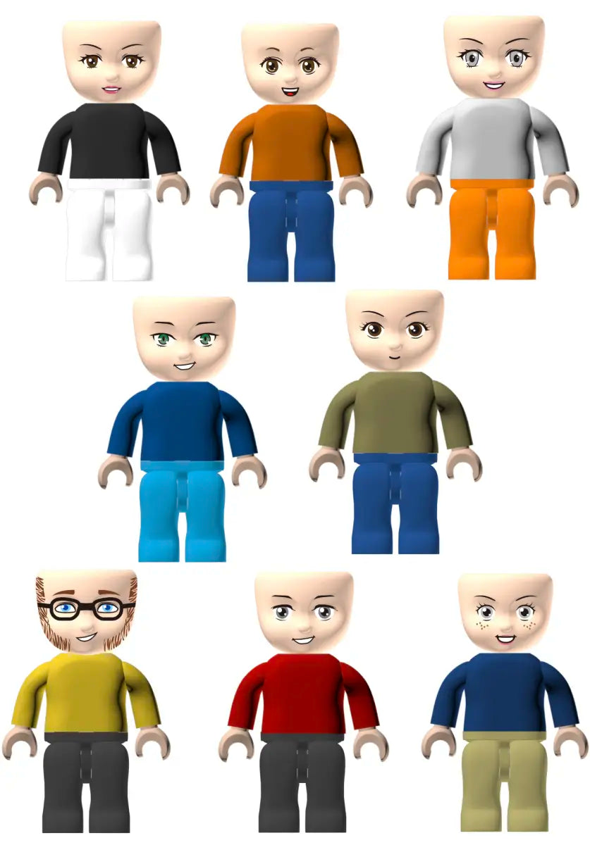 Kiddicraft - Kiddiz Figuren-Pack: Kiddiz Mix It!