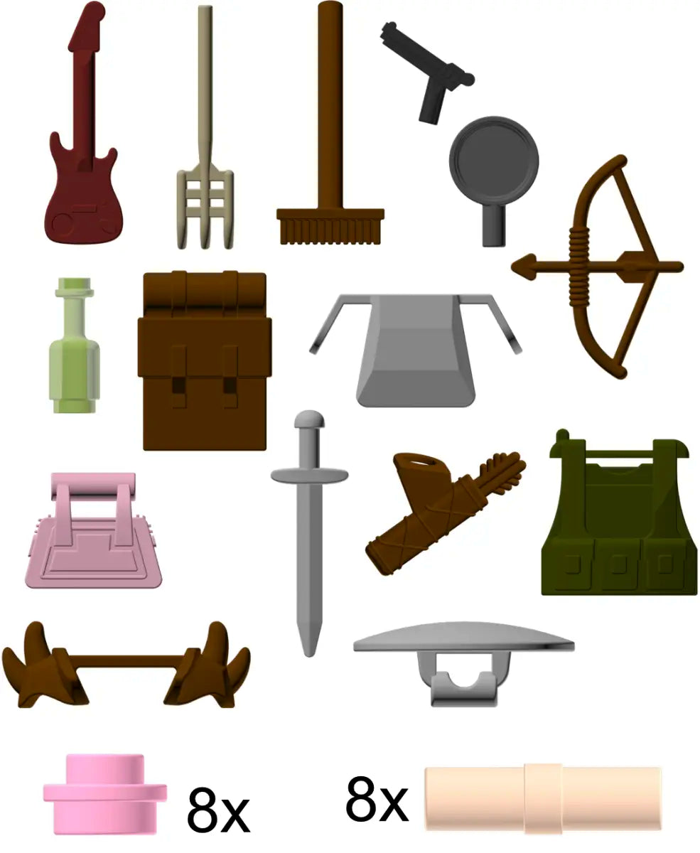 Kiddicraft - Kiddiz Figuren-Pack: Kiddiz Mix It!