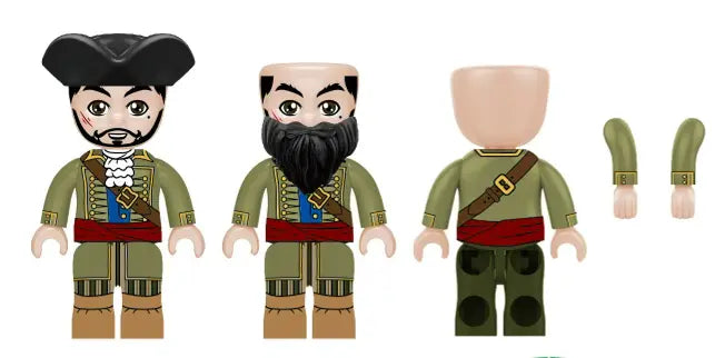 Kiddicraft - Kiddiz Figuren-Pack: Piraten Crew