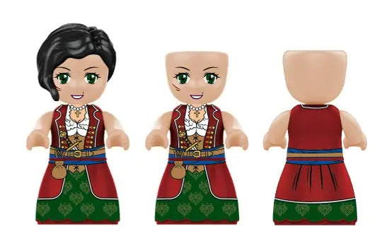 Kiddicraft - Kiddiz Figuren-Pack: Piraten Crew