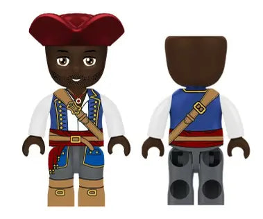 Kiddicraft - Kiddiz Figuren-Pack: Piraten Crew