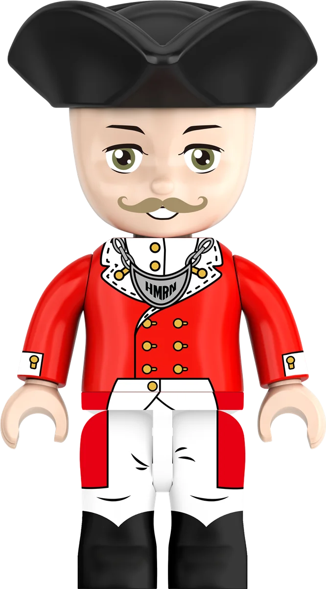 Kiddicraft - Kiddiz Figuren-Pack: Rotröcke Soldaten / British Redcoats