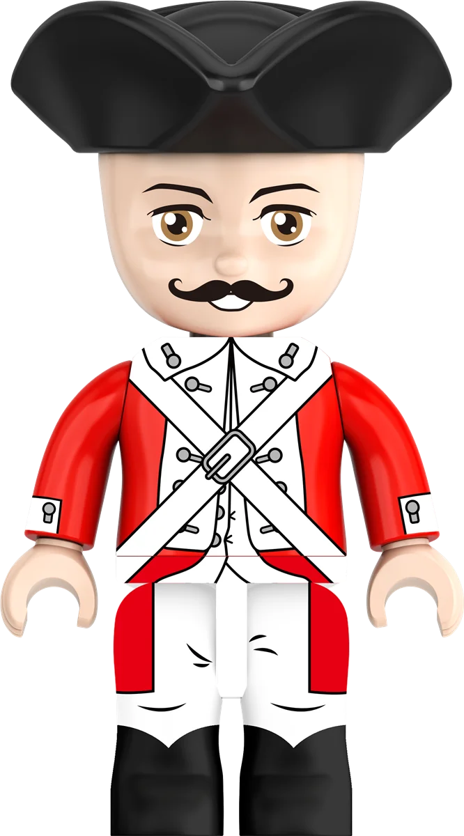 Kiddicraft - Kiddiz Figuren-Pack: Rotröcke Soldaten / British Redcoats