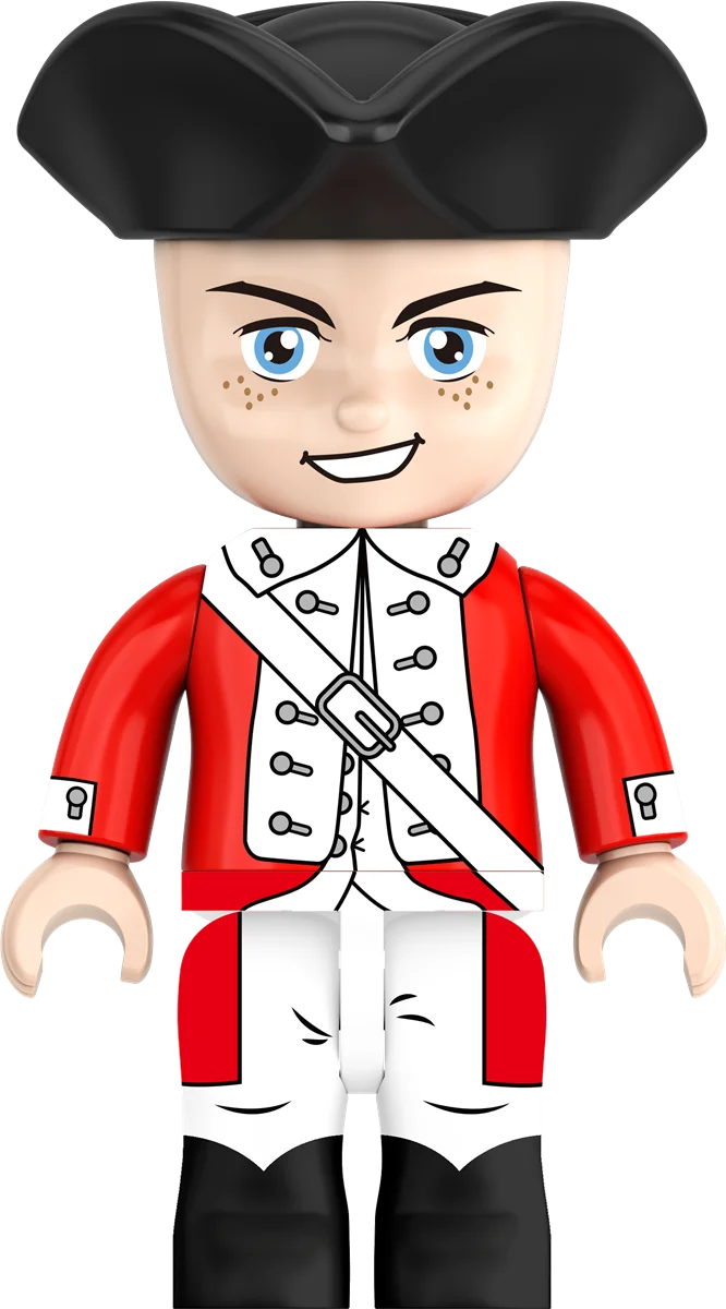 Kiddicraft - Kiddiz Figuren-Pack: Rotröcke Soldaten / British Redcoats