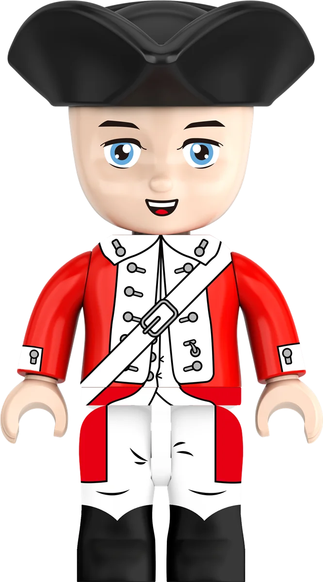 Kiddicraft - Kiddiz Figuren-Pack: Rotröcke Soldaten / British Redcoats