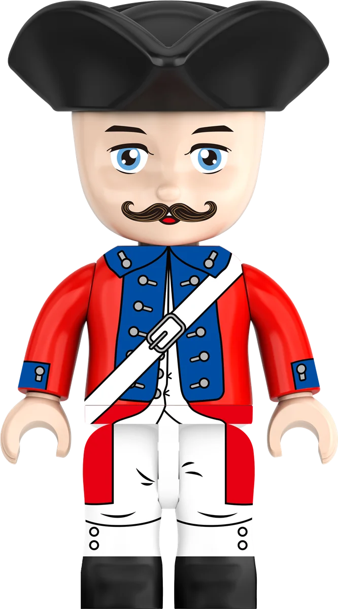 Kiddicraft - Kiddiz Figuren-Pack: Rotröcke Soldaten / British Redcoats