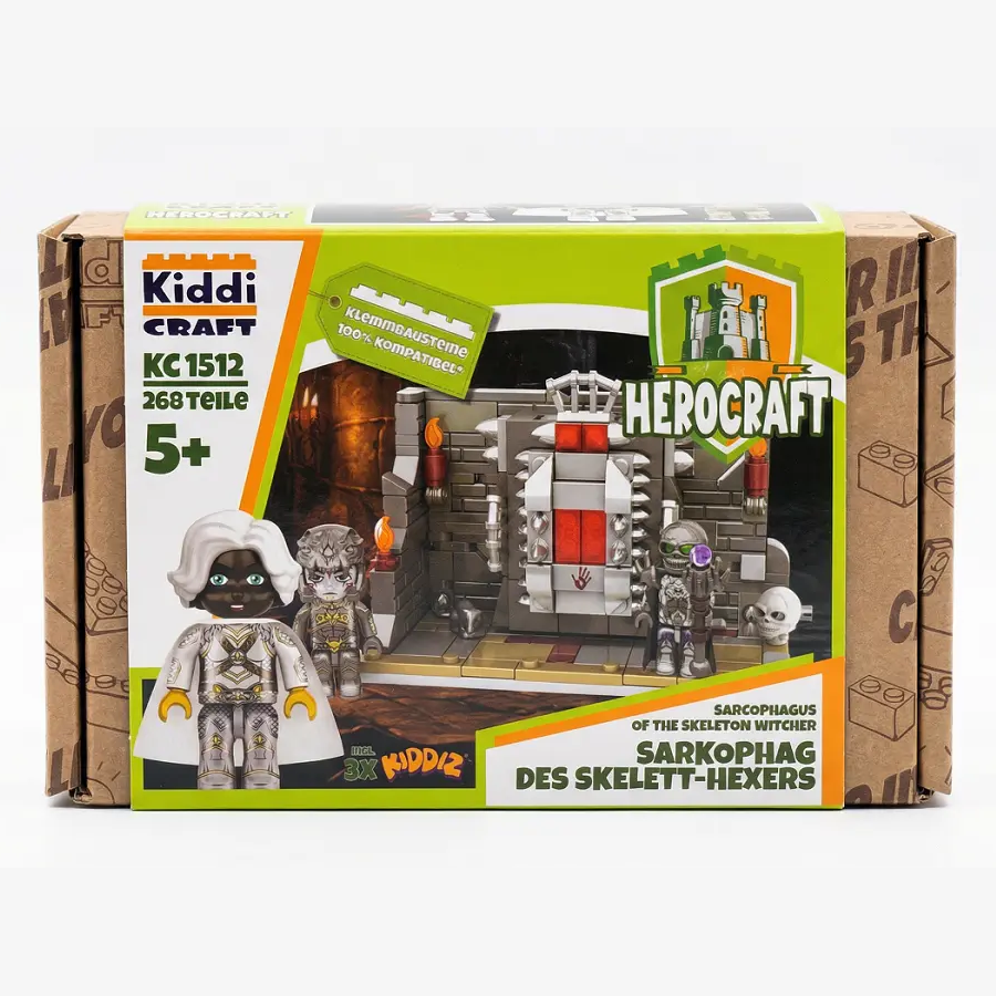 Kiddicraft - Sarkophag des Skelett-Hexers