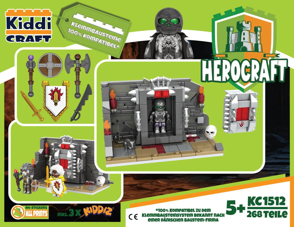 Kiddicraft - Sarkophag des Skelett-Hexers
