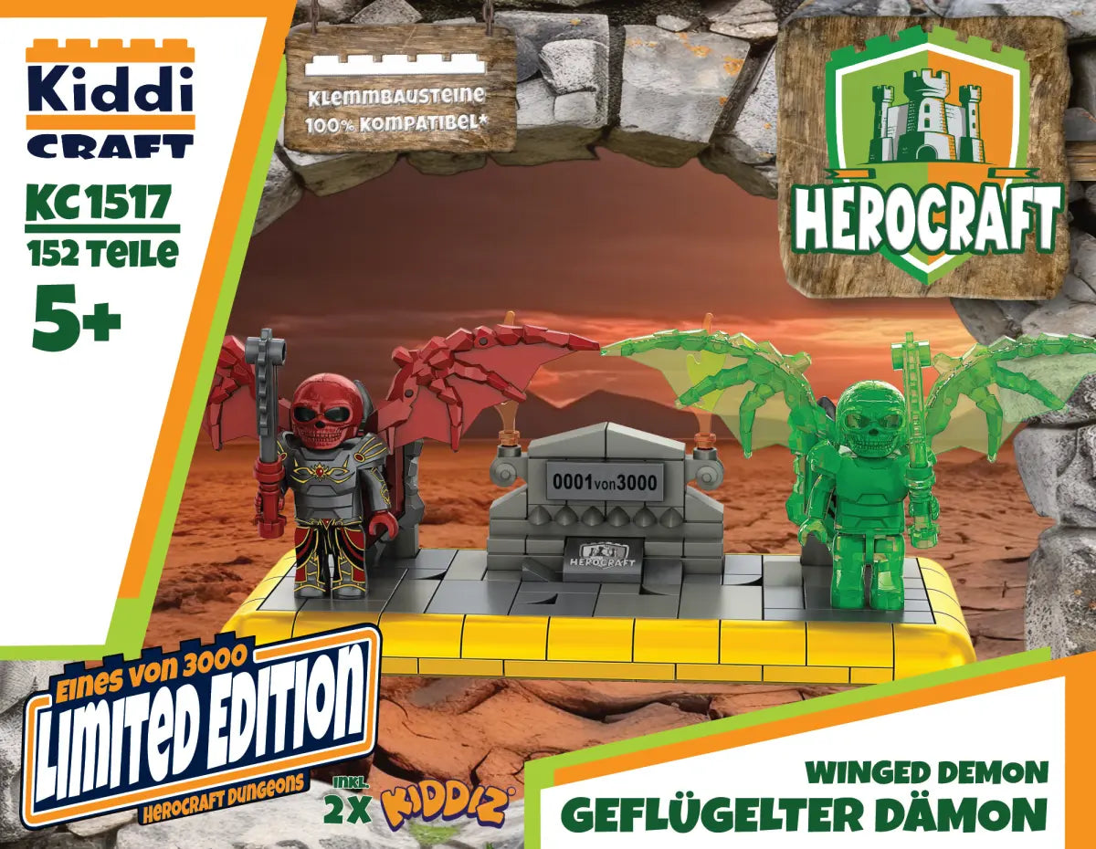 Kiddicraft - Limited Edition: Dungeon geflügelter Dämon